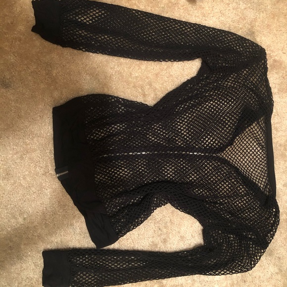 Black fish net jacket - Picture 4 of 4